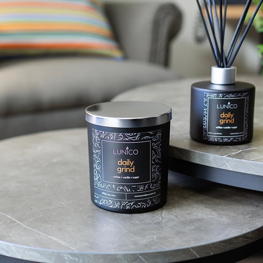 Daily Grind Soy Candle - Lunico Candle Co.