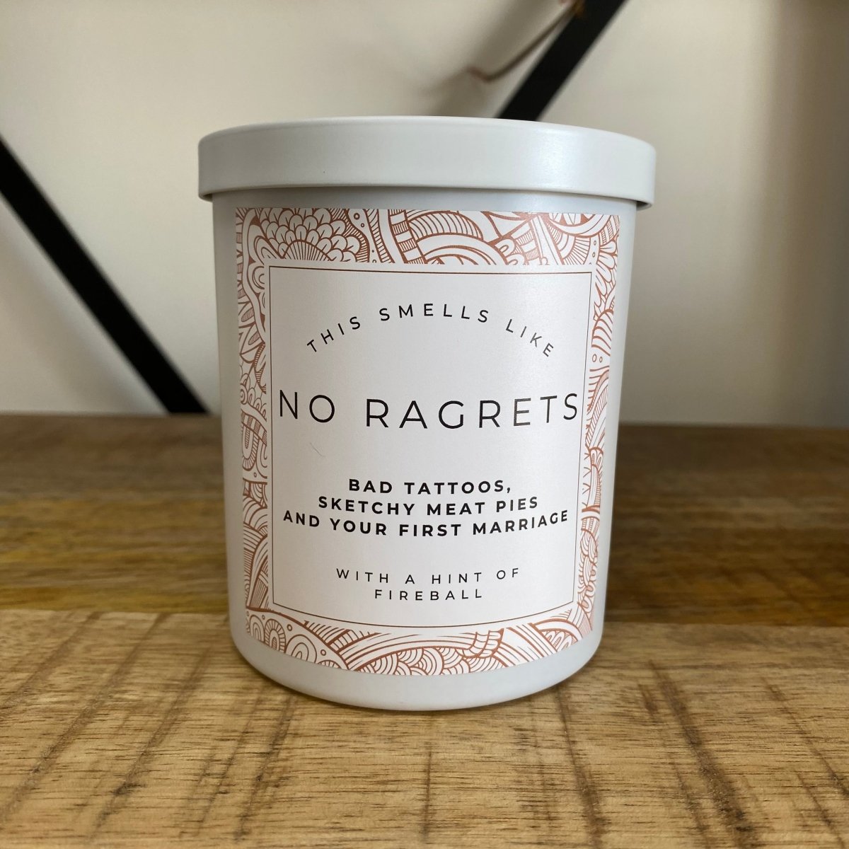No Ragrets Soy Candle - Lunico Candle Co.