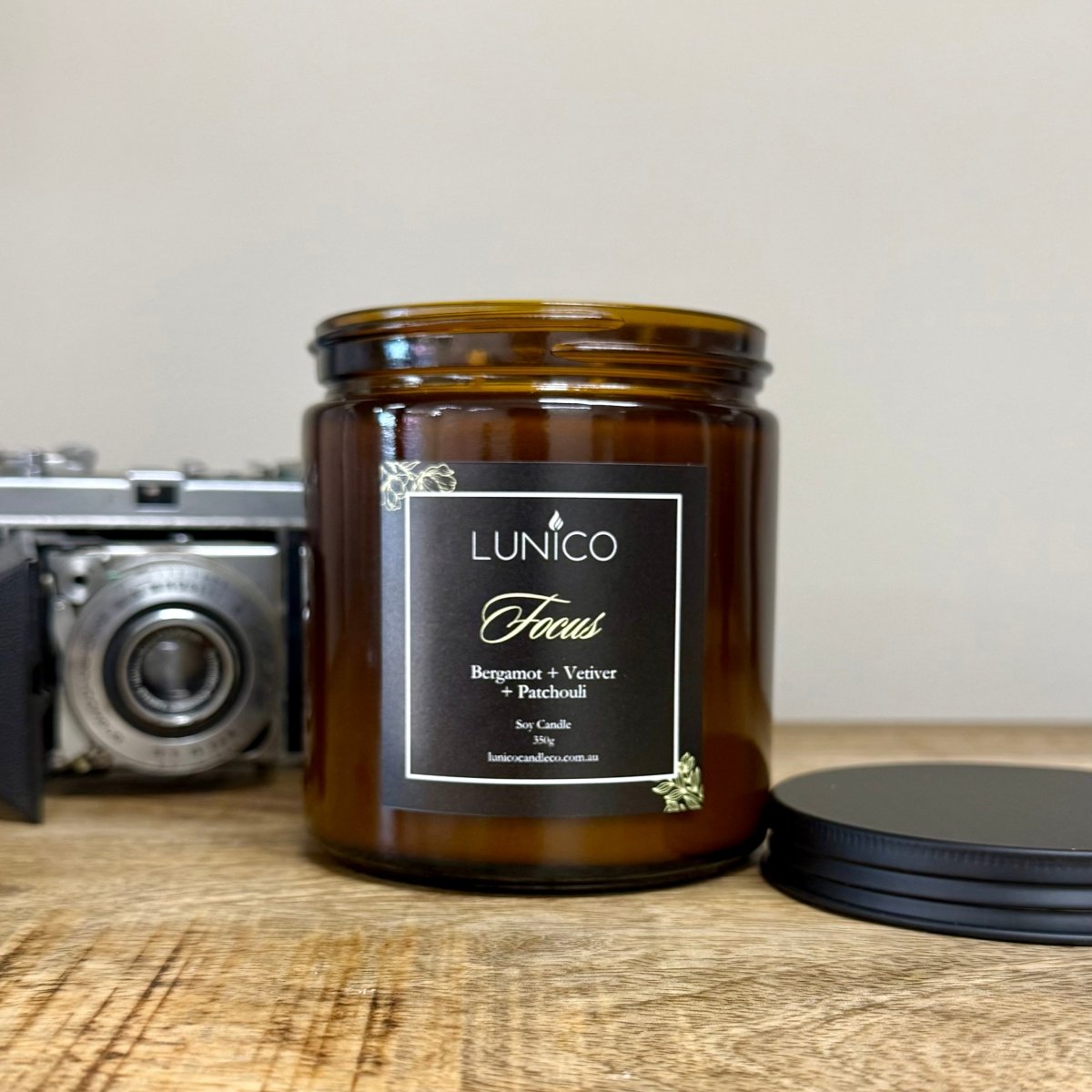 Focus Soy Candle - Lunico Candle Co.