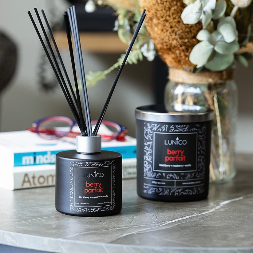 Berry Parfait Reed Diffuser - Lunico Candle Co.