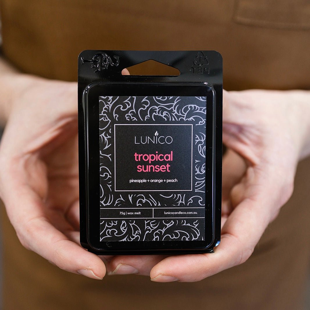 Tropical Sunset Soy Wax Melts - Lunico Candle Co.