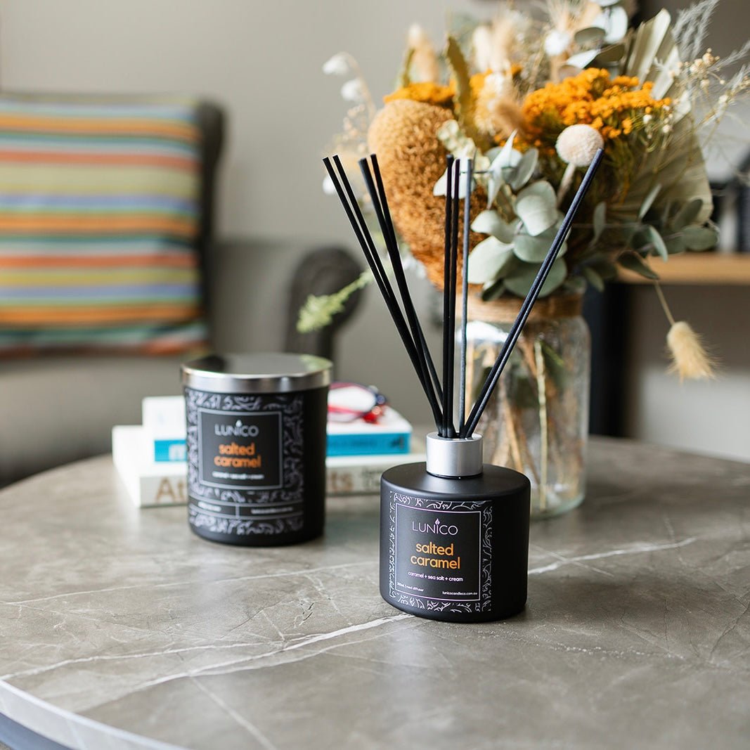 Salted Caramel Soy Candle - Lunico Candle Co.