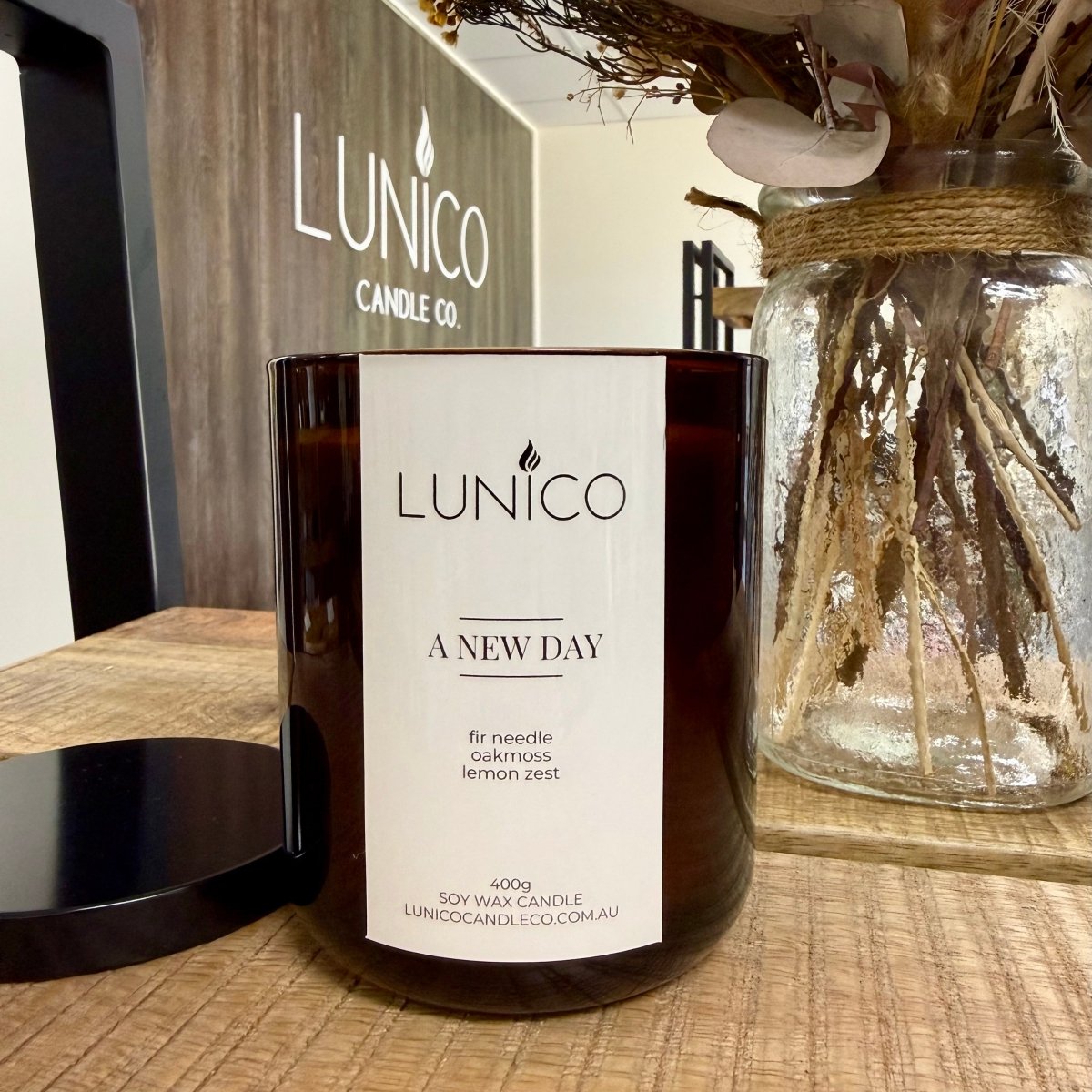 A New Day Soy Candle - Lunico Candle Co.