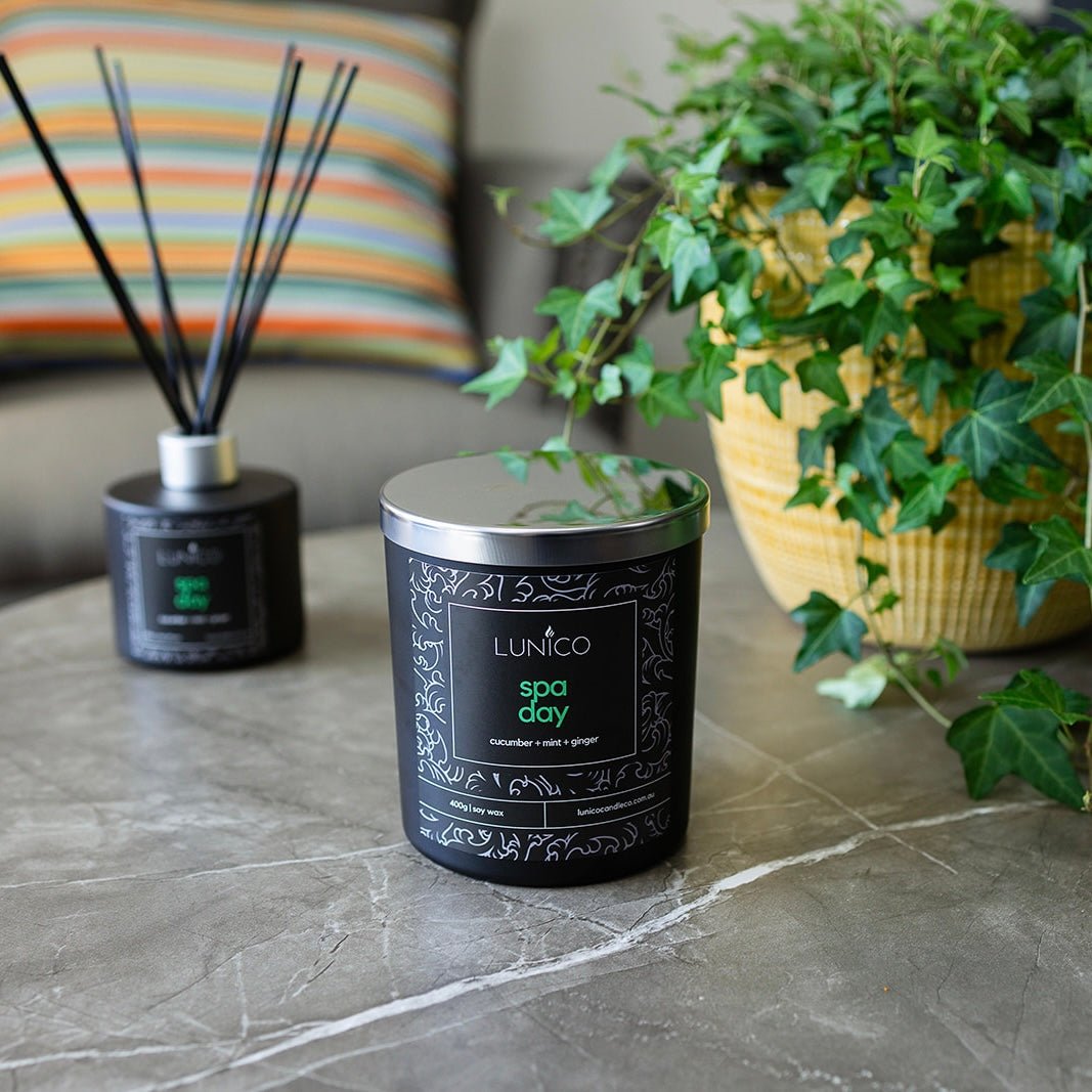 Spa Day Soy Candle - Lunico Candle Co.