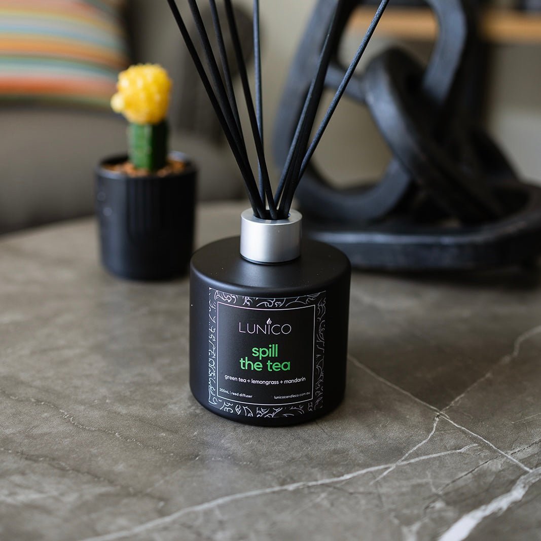 Spill The Tea Reed Diffuser - Lunico Candle Co.