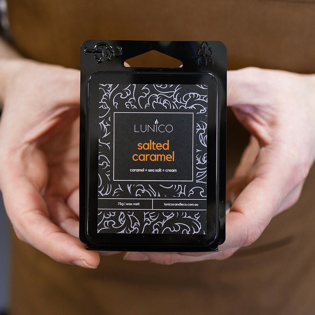 Salted Caramel Soy Wax Melts - Lunico Candle Co.