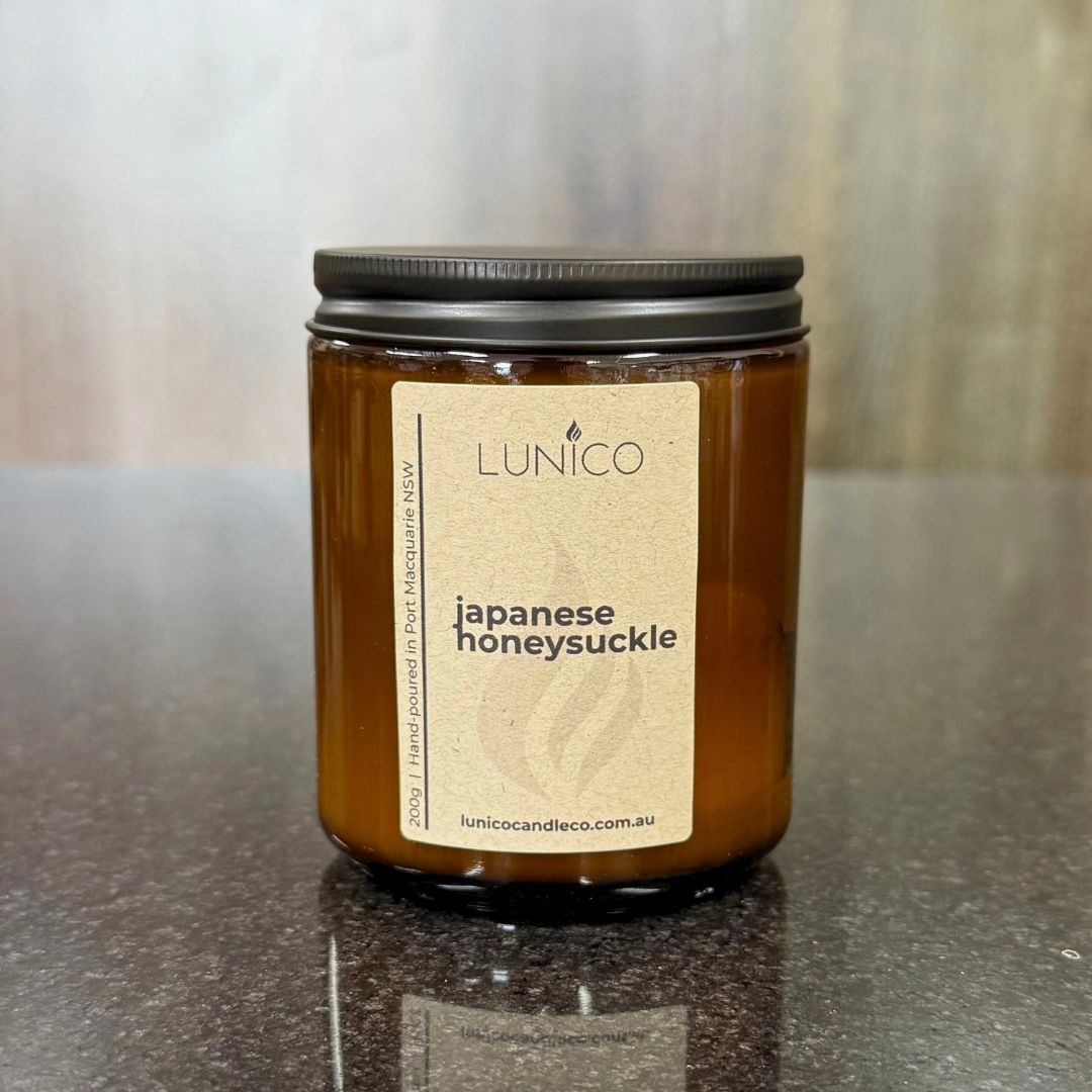 Japanese Honeysuckle Soy Candle - Lunico Candle Co.