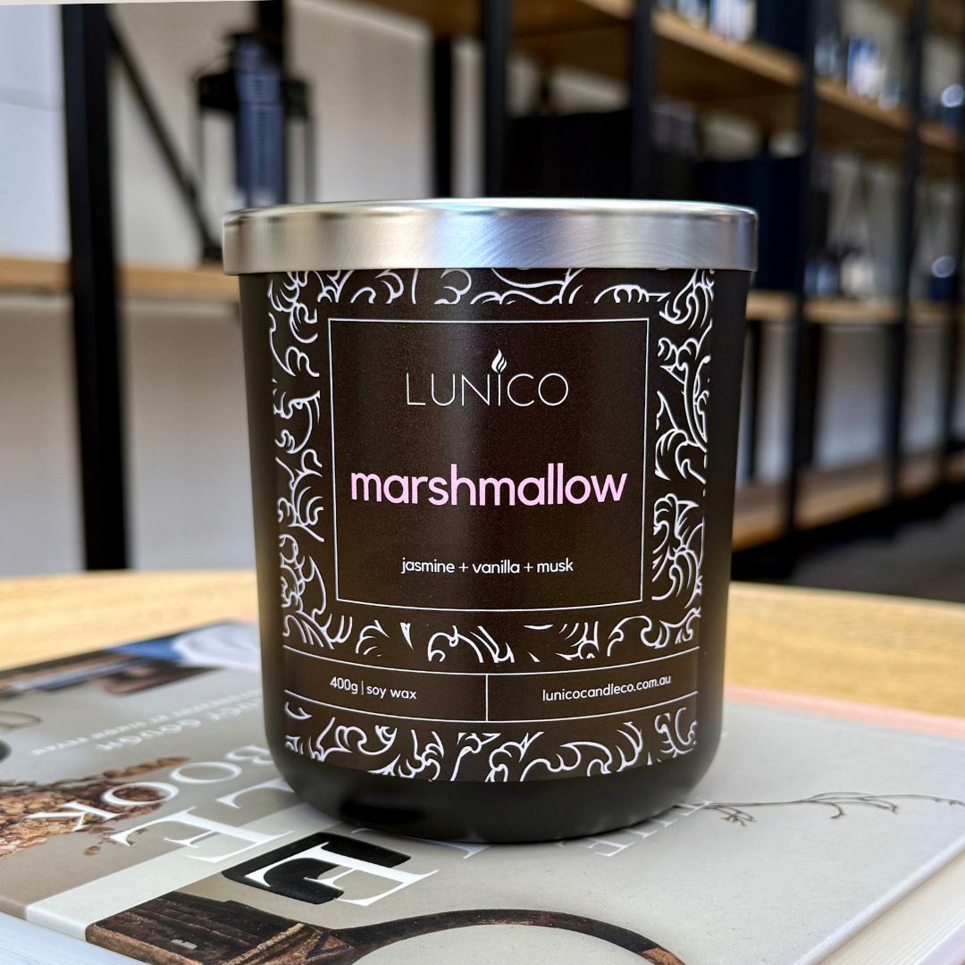 Marshmallow Soy Candle - Lunico Candle Co.