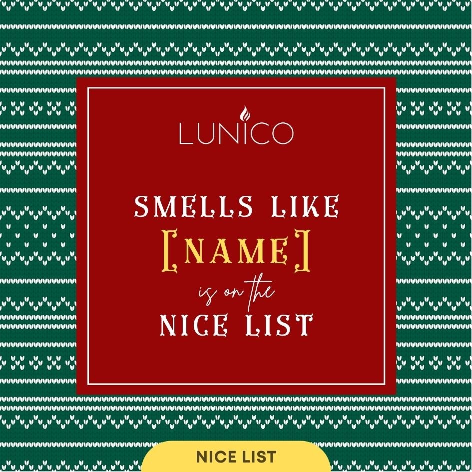 Personalised Candle (Single Wick) - Lunico Candle Co.