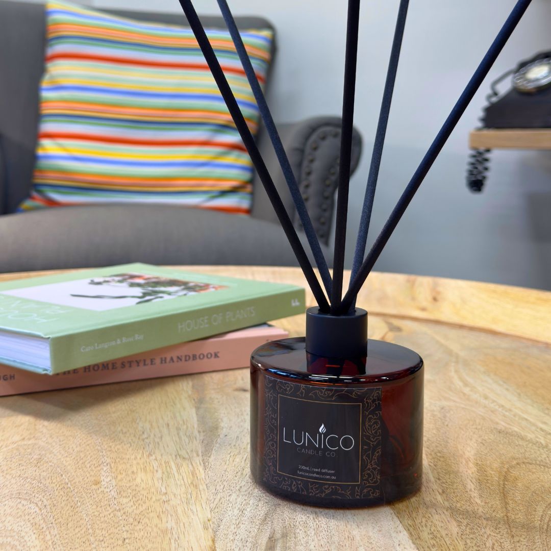 Sandalwood + Clove Reed Diffuser - Lunico Candle Co.