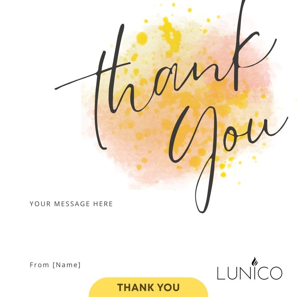 Personalised Candle (Double Wick) - Lunico Candle Co.