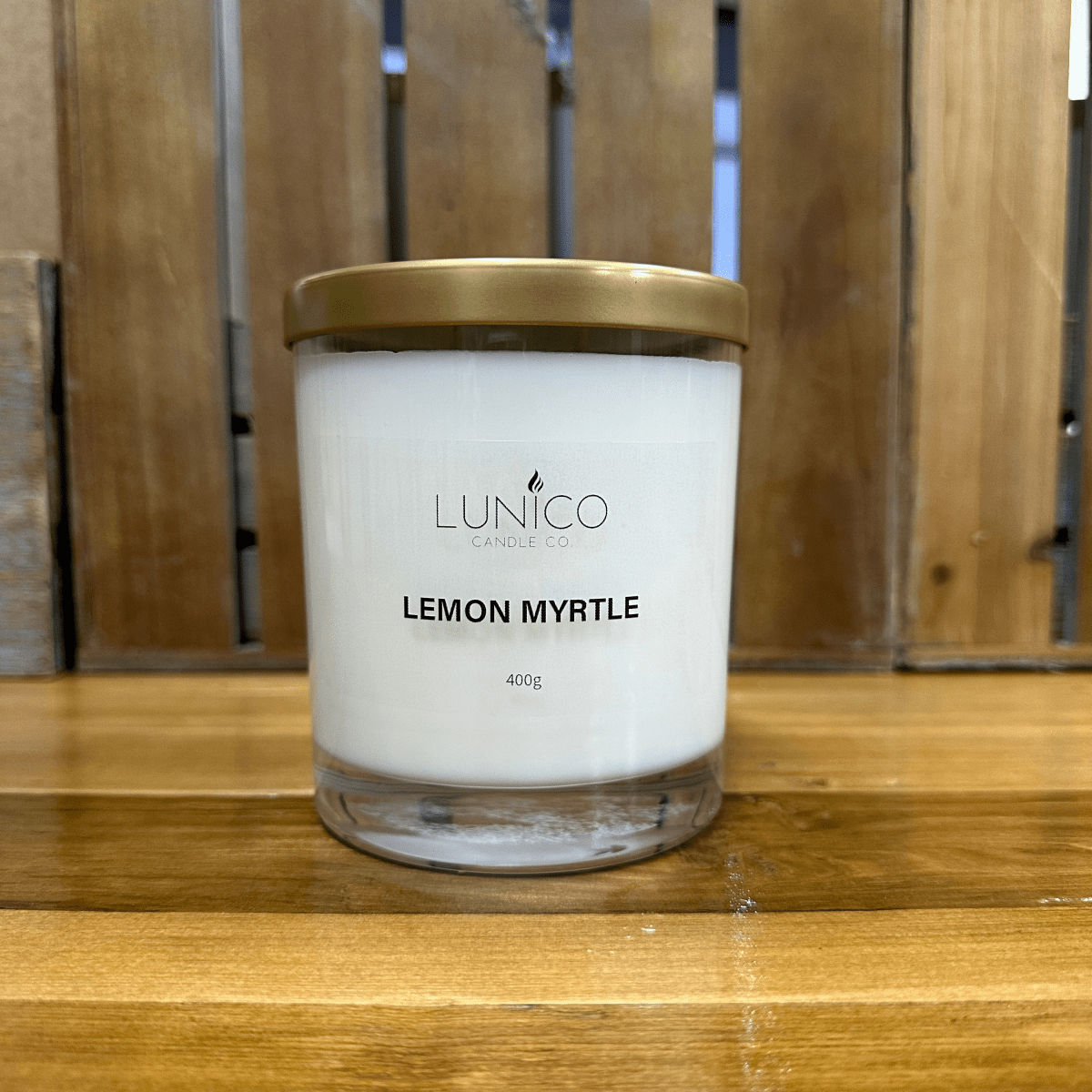 Lemon Myrtle Soy Candle - Lunico Candle Co.