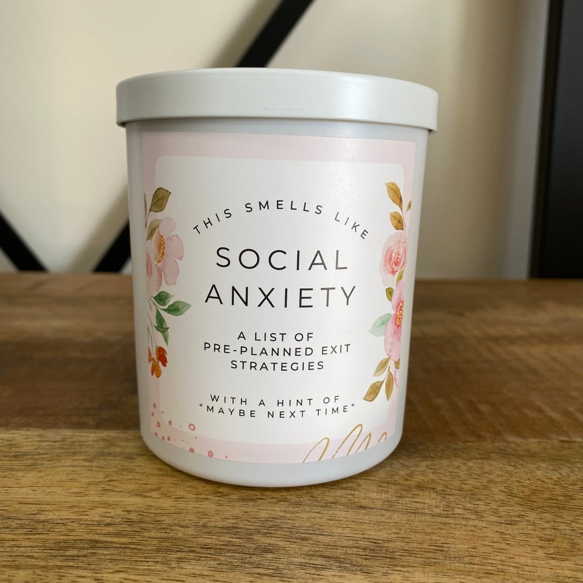 Social Anxiety Soy Candle - Lunico Candle Co.