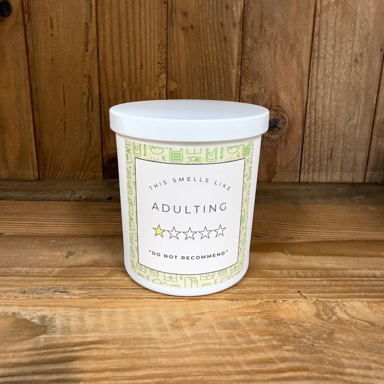 Adulting Soy Candle - Lunico Candle Co.