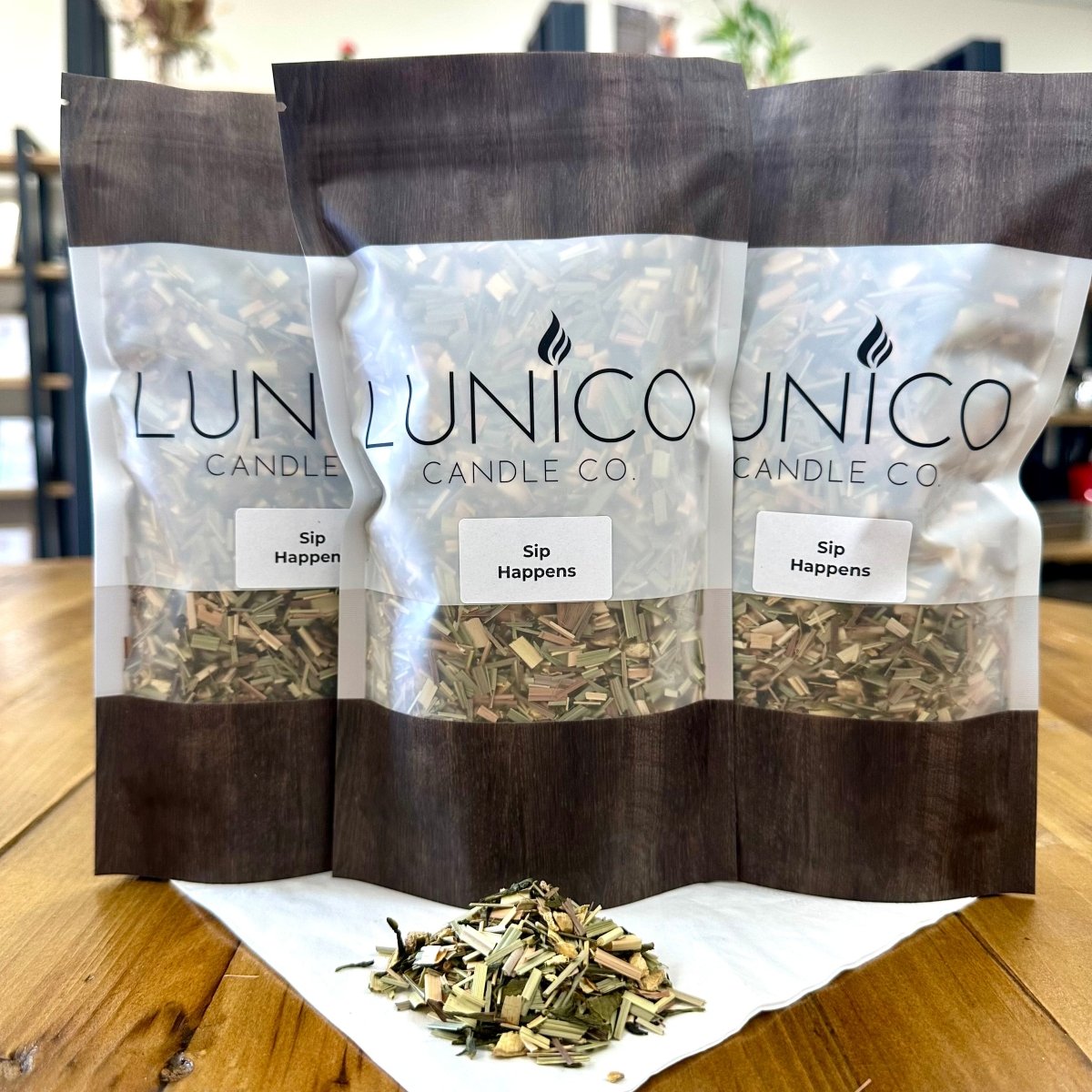 Sip Happens Loose Leaf Green Tea Blend - Lunico Candle Co.