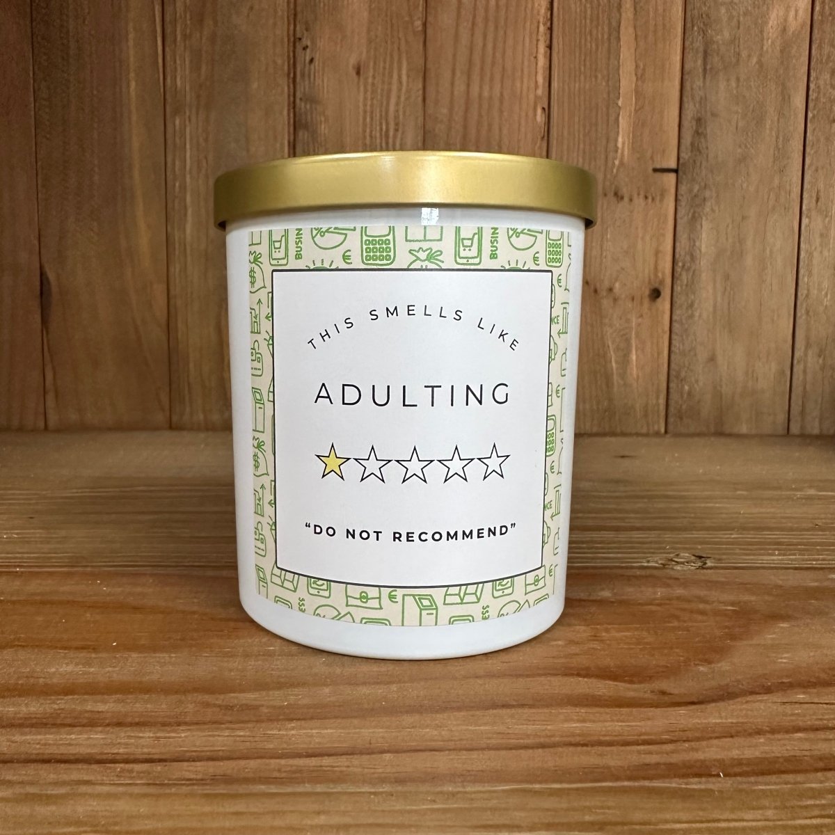 Adulting Soy Candle - Lunico Candle Co.
