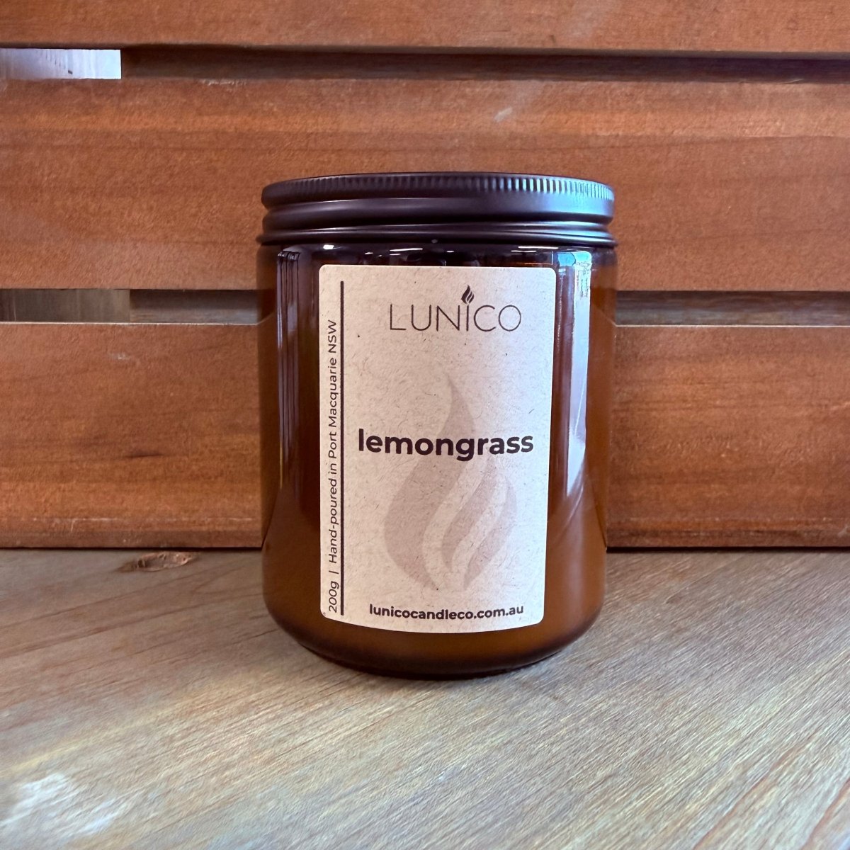 Lemongrass Soy Candle - Lunico Candle Co.
