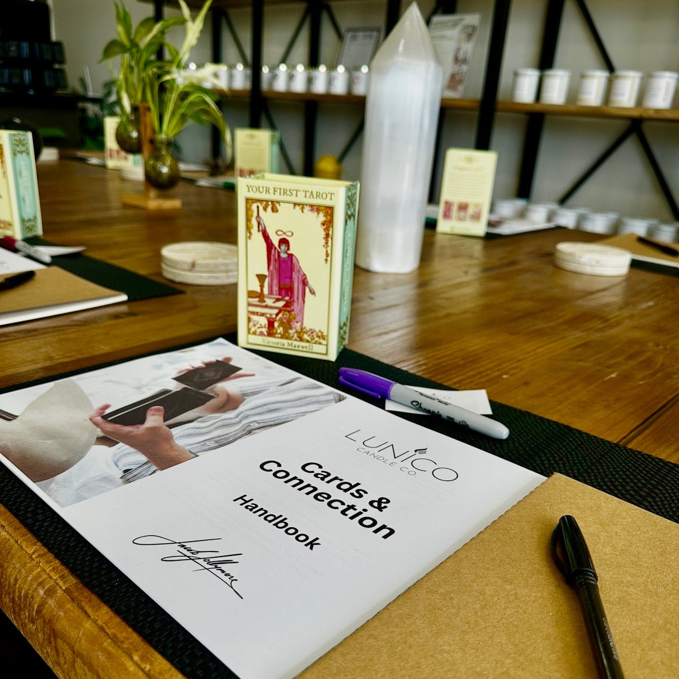 Cards & Connection: A Tarot Workshop - Lunico Candle Co.