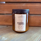 Lavender + Jasmine Soy Candle - Lunico Candle Co.