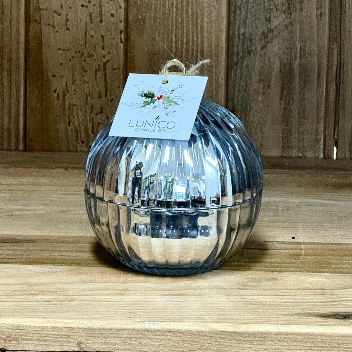Coastal Christmas Silver Bauble - Lunico Candle Co.