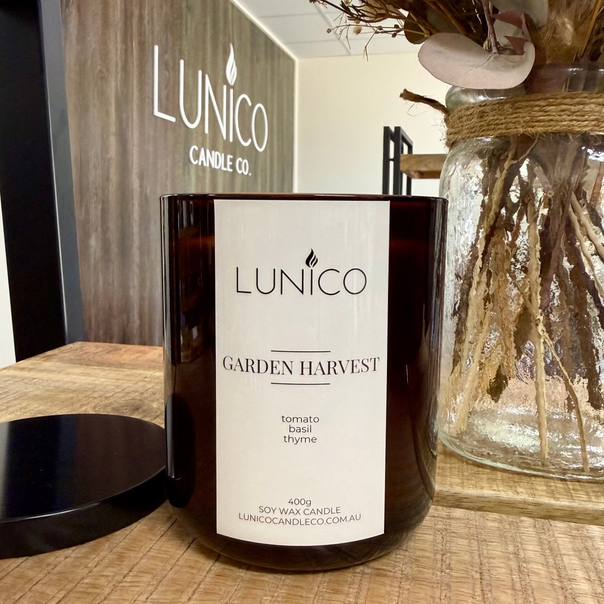 Garden Harvest Soy Candle - Lunico Candle Co.