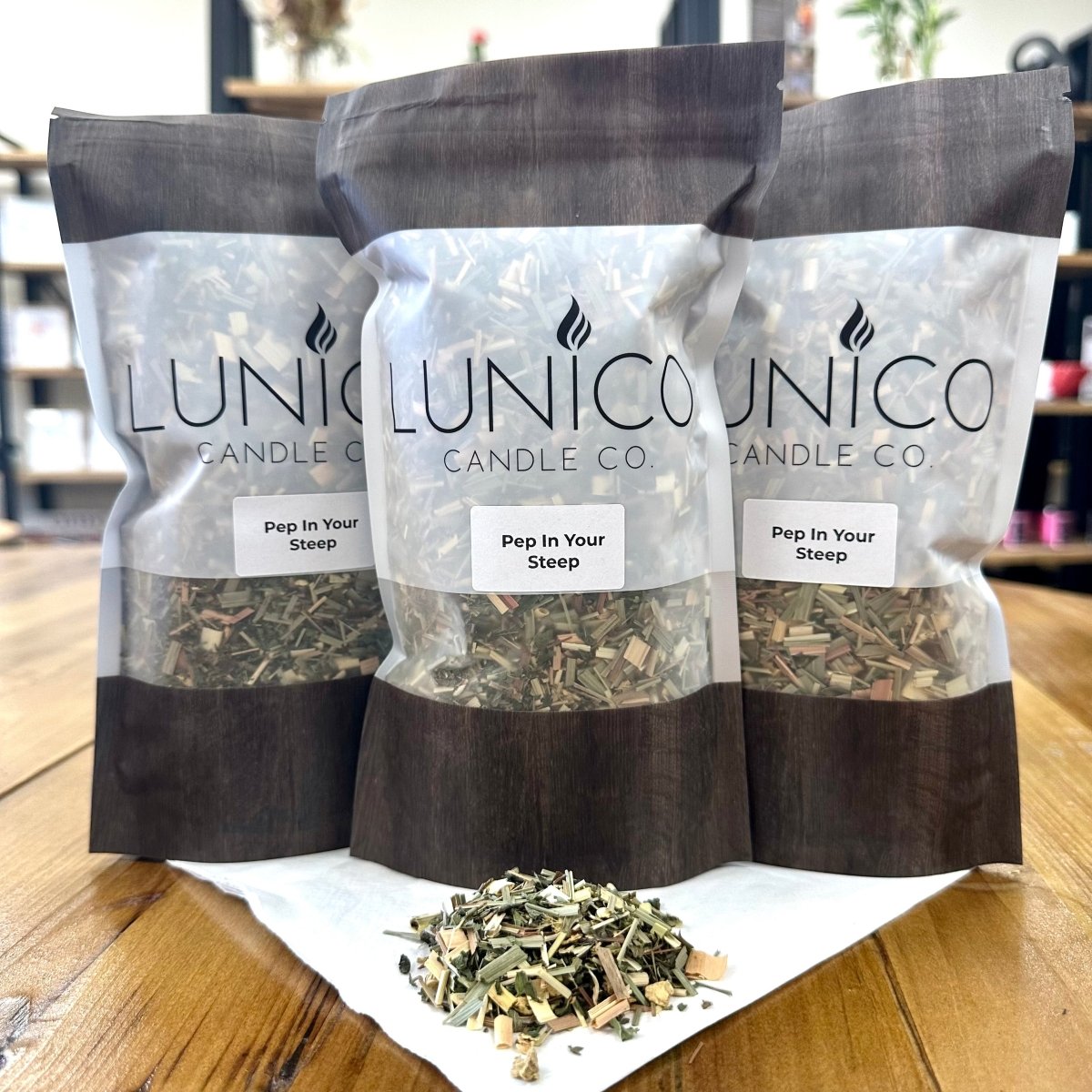 Pep In Your Steep Loose Leaf Herbal Tea Blend - Lunico Candle Co.
