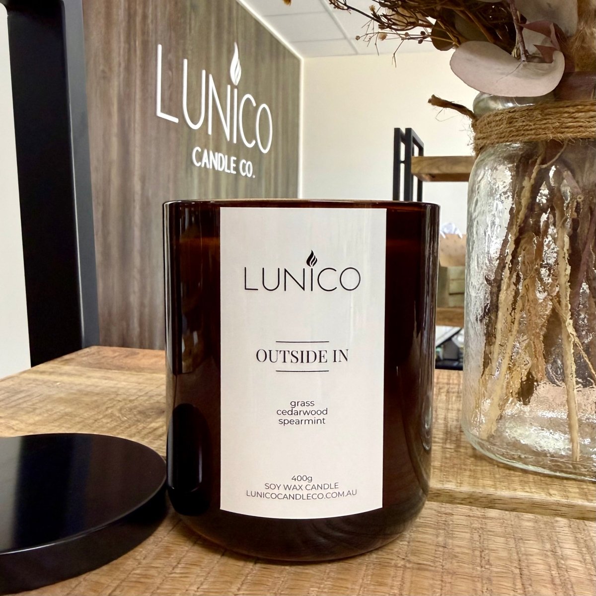 Outside In Soy Candle - Lunico Candle Co.