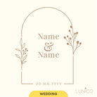 Personalised Candle (Double Wick) - Lunico Candle Co.